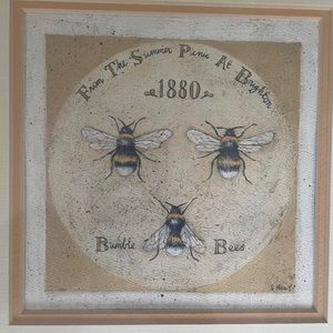 Custom bee art painting (don’t know the original price)
